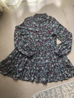 ZAH 花柄 長袖チュニック　ワンピース