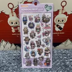 ラブブ　 ボンボンドロップシール 1シート