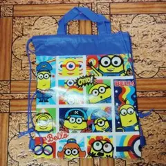 【未使用保管品】ミニオンズ カラフル２WAYバッグ