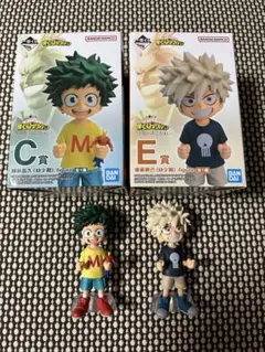 一番くじ ヒロアカ 二人のあこがれ 緑谷出久 爆豪勝己 幼少期フィギュアセット