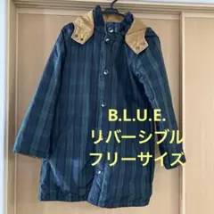 週末セール！B.L.U.E. リバーシブル　キルティング アウター　フリーサイズ
