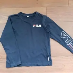 FILA ネイビー 長袖Tシャツ キッズ120