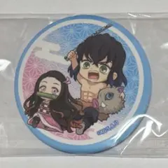 鬼滅の刃 禰豆子といっしょ缶バッジ　伊之助&禰豆子