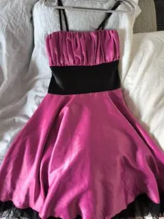 ピンク Aライン パーティードレス