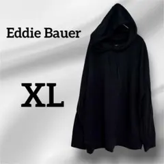 1点もの❣️Eddie Bauer ブラック パーカー XL