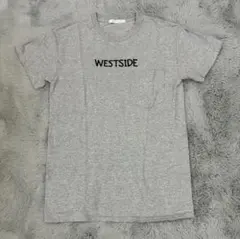 ローリーズファームWESTSIDE ロゴ刺繍 ポケットTシャツ グレーのサムネイル