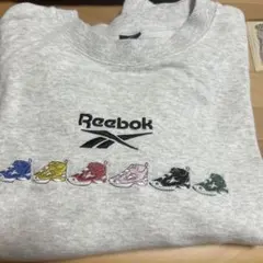 Reebok スニーカー刺繍 グレー S SixTONESメンカラ - メルカリ