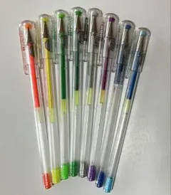 ぺんてる　ボールペン　8本セット カラフル　Hybrid