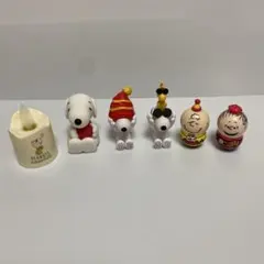 PEANUTS スヌーピー ミニフィギュア 6点セット
