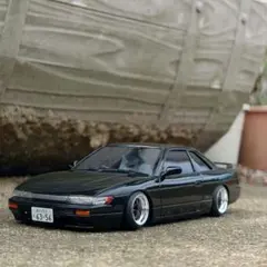 素人改造 1/59 S13 シルビア ナニワ友アレ スパーキー ぐっさん仕様