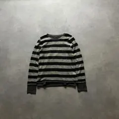 00s y2k layered punk grunge knit cutsew