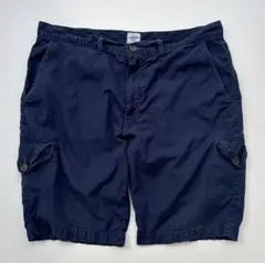【USA製】Post O'alls カーゴショーツ L ネイビーのサムネイル