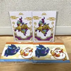 だいきょ屋オンラインくじ　D賞　 缶バッジ+ポストカードセット　2種×2のサムネイル