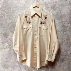 WESTERN WEAR 刺繍シャツ ウエスタンシャツ