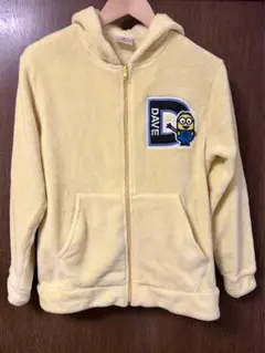 ミニオン　ユニバ　USJ 公式グッズ　デイブ フリースパーカー　ユニバーサル