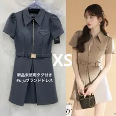 グレーGL4627ローブドフルールグロッシーキャバドレスAngelRSugar
