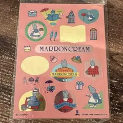 MARRON CREAM ステッカーシート 1985/1986年製