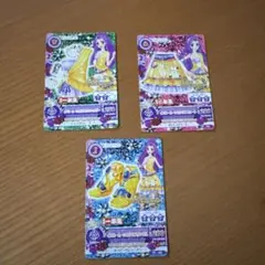 アイカツカード イエロームーンカクタ スコーデ神崎美月コラボ3枚