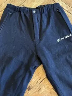 Blue Blue ジョガー風パンツ ネイビー