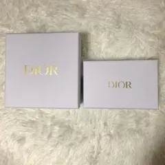 ディオール　空箱　セット　ホワイト　白　梱包　おしゃれ　シンプル　プレゼント