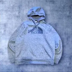 古着THE NORTH FACEノースフェイス 裏起毛パーカー グレー メンズLのサムネイル