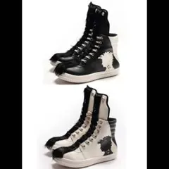 正規店購入 LE LOSANGE ファー付きハイカットスニーカー y2k