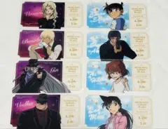 最安値☆名探偵コナンプラザ サンシャイン特典 チケットカード安室透 ジン灰原哀