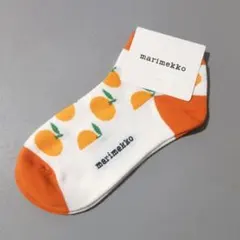 marimekko ソックス オレンジのサムネイル