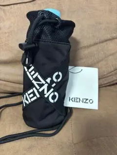 タグ付き！KENZO ケンゾー ペットボトルホルダー ショルダーバッグ ブラックのサムネイル