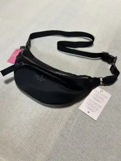 新品 Kate Spade ケイトスペード ボディバッグ ウエストポーチ 黒