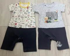 アンパンマン 半袖ロンパース セット 90