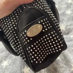 セリーヌ　ブギーバッグ　ストーン付きブラック