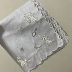 ジルチュアート　プリントハンカチ　プードル