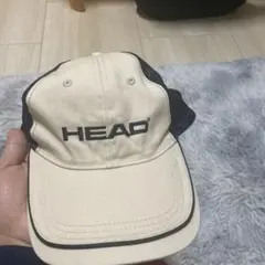 HEAD メッシュキャップ ベージュ ブラック ロゴ入りのサムネイル