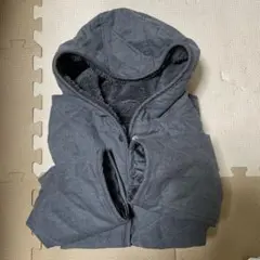 ユニクロ　裏地ボア　パーカー　美品　XL グレー
