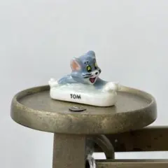 ヴィンテージ フランス フェーブ 陶器 トムとジェリー タフィー 1086
