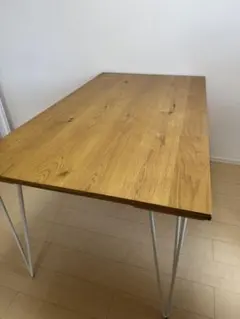 無印良品 木製折りたたみテーブル オーク材突板 幅120cm - メルカリ