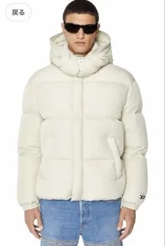 2026年最新】DIESEL ダウンジャケット ホワイトの人気アイテム - メルカリ