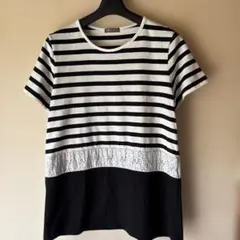 BixBy ストライプ 半袖Tシャツ