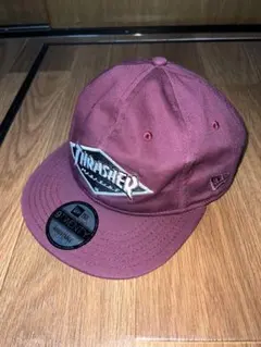 THRASHER 9TWENTY バーガンディキャップ