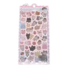【正規品】ねこねこふわふわ ふわふわドロップシール 01044