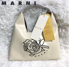 【新品】MARNI マルニ ハンドバック　ローズ　バイカラー 大人もOK 肩掛けのサムネイル