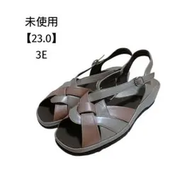 アシックス ペダラ クロスストラップ コンフォートサンダル 23.0 ベージュ系のサムネイル