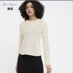 【UNIQLO】Mame Kurogouchi シアークルーネックTシャツ