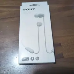 SONY WI-C100 ワイヤレスイヤホン ホワイト