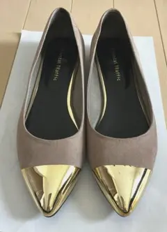 oriental traffic パンプス フラットシューズ ビジューモチーフ