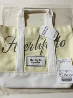 Her lip to キャンバス トートバッグ - メルカリ