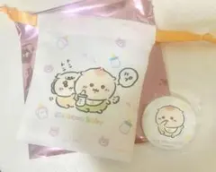 ちいかわbaby ちいかわベイビー　くりまんじゅう　巾着袋とバッジセット