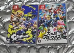Splatoon 3 & 大乱闘スマッシュブラザーズ ソフト セット