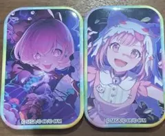 プロセカ　鳳えむ　スクエア缶バッジ 2個セット